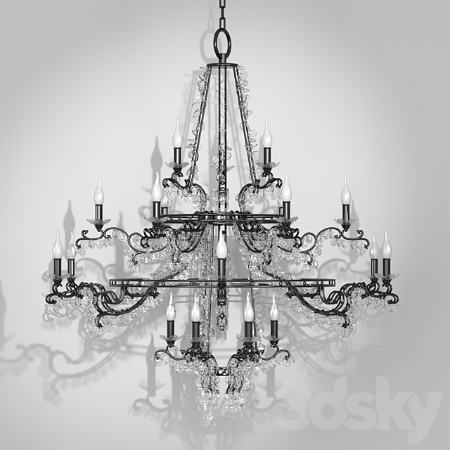 Chandelier Baga Morgana 3ds Max - thumbnail 1