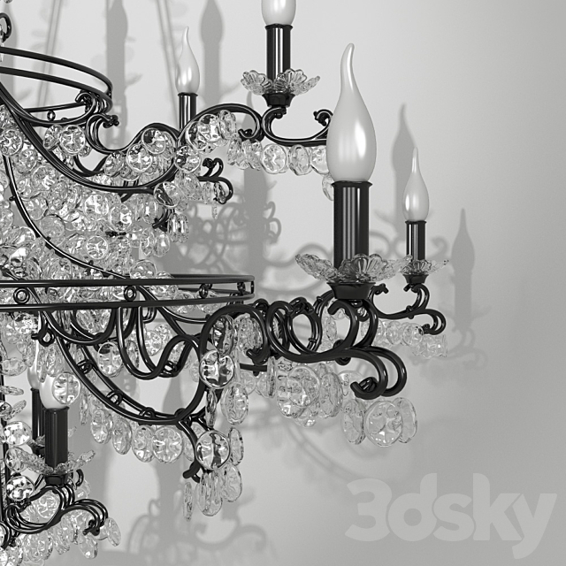 Chandelier Baga Morgana 3ds Max - thumbnail 2