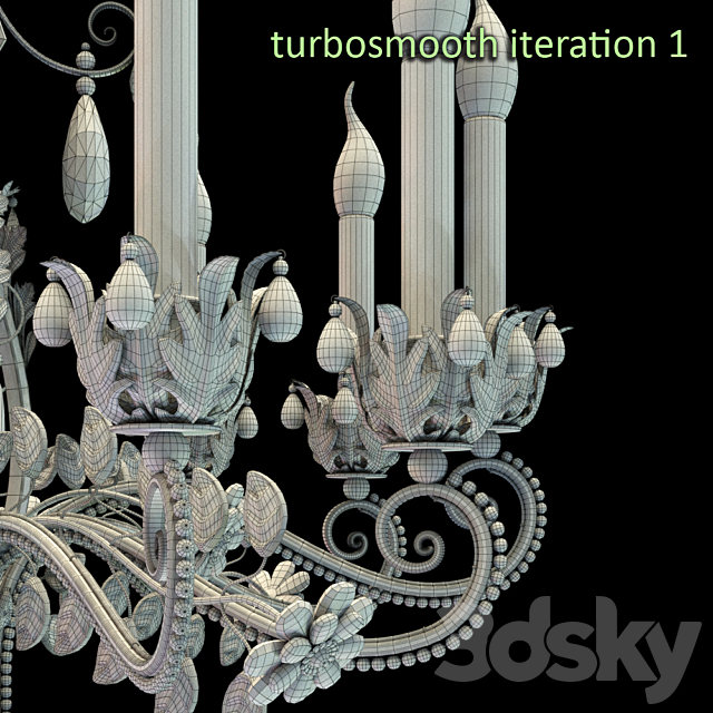 Chandelier Banci Firenze 03.0737 3DSMax File - thumbnail 3