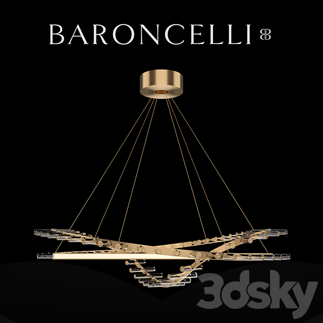 Chandelier Baroncelli Elio 3DSMax File - thumbnail 1