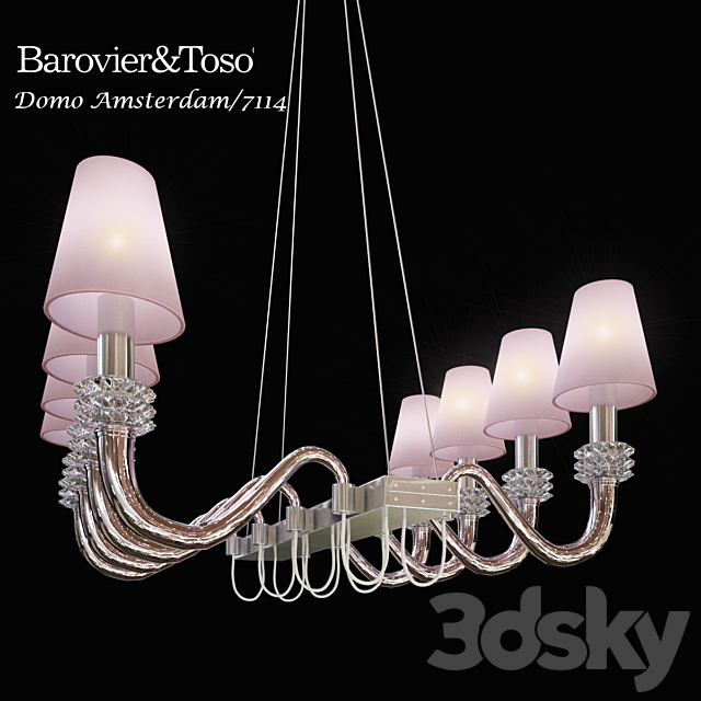 Chandelier Barovier & Toso Domo Amsterdam 7114 3DSMax File - thumbnail 1