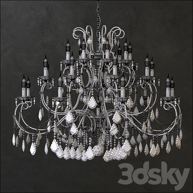 Chandelier BEBY GROUP 3DSMax File - thumbnail 2