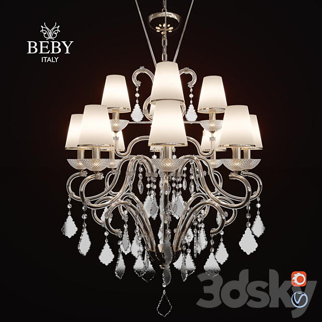 Chandelier Beby Group Il Nuovo Vintage 6104 3DSMax File - thumbnail 1