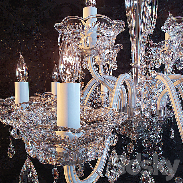 Chandelier BL310 April 8 CH 3DS Max Model - thumbnail 2