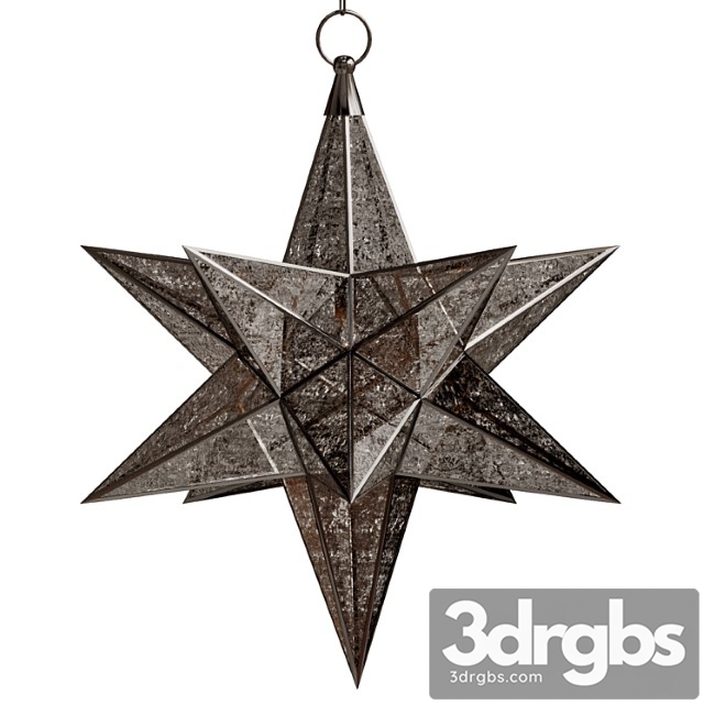 Chandelier black star - thumbnail 1