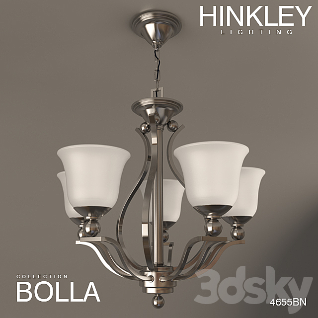 Chandelier BOLLA 5 of HINKLEY lighting 3DSMax File - thumbnail 1