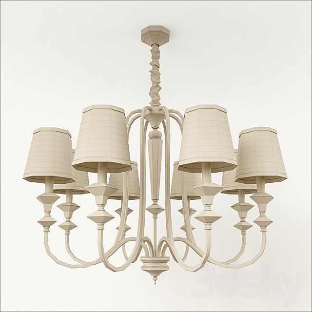 chandelier Brighton MARGARET CM-0100 3DSMax File - thumbnail 2