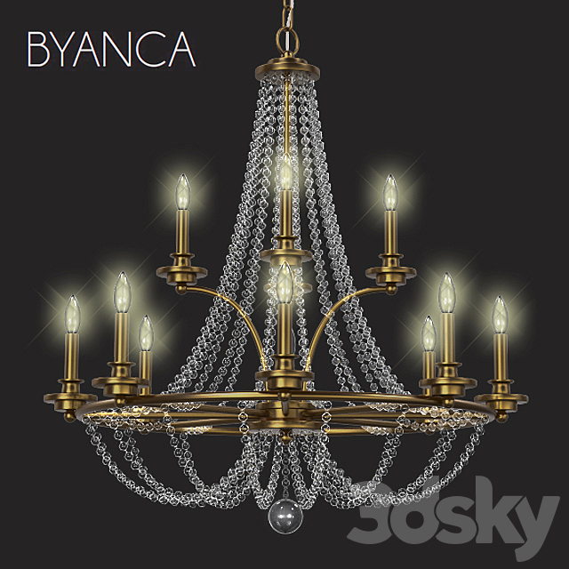 Chandelier Byanca 1-8352-12-121 3DSMax File - thumbnail 1