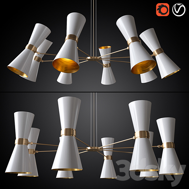 Chandelier CAIRO MULLAN 3DSMax File - thumbnail 1