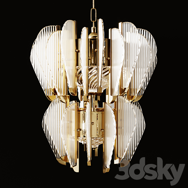 Chandelier canzone 3DSMax File - thumbnail 1