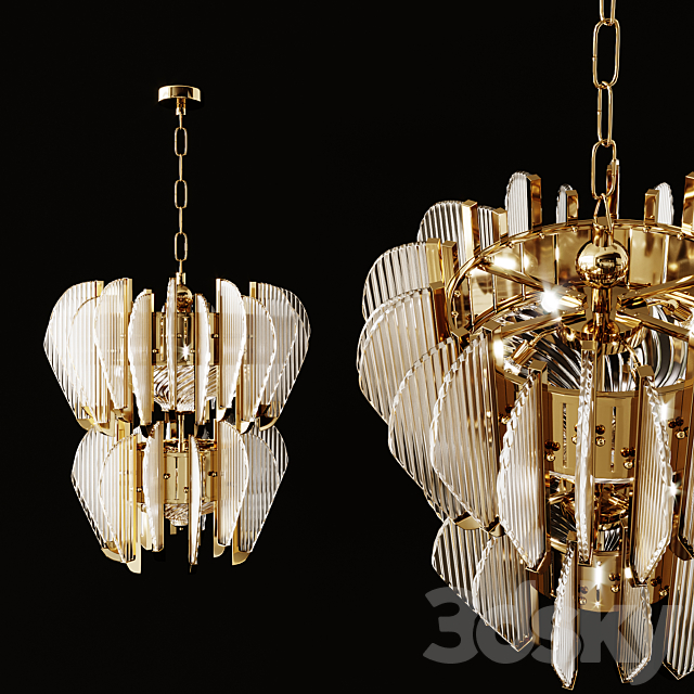 Chandelier canzone 3DSMax File - thumbnail 2