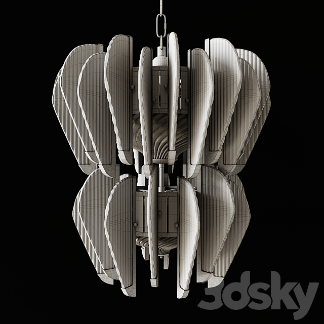 Chandelier canzone 3DSMax File - thumbnail 3