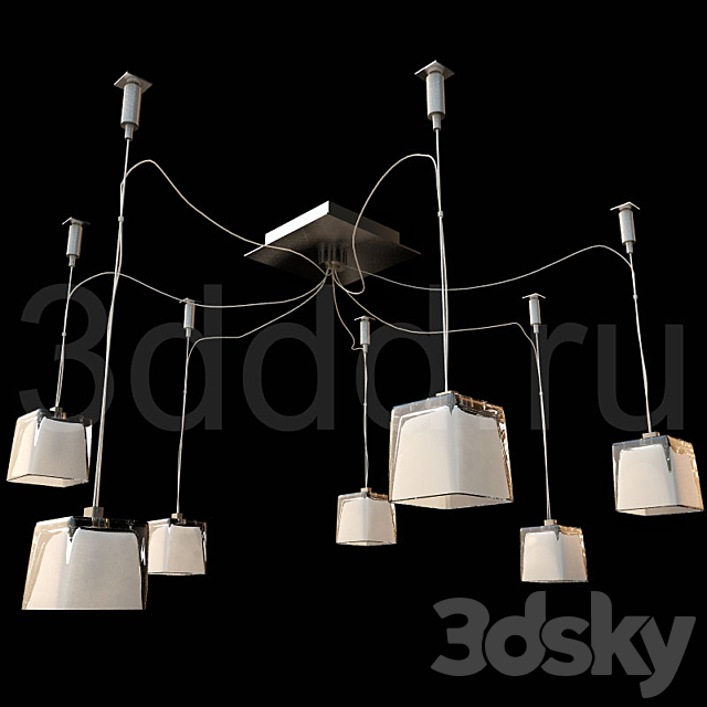 chandelier Carpenedo 3ds Max - thumbnail 1