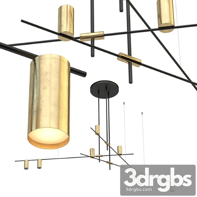 Chandelier casa 3dsmax Download - thumbnail 1