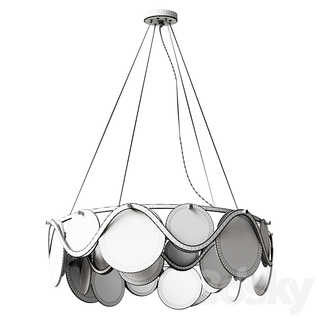 Chandelier Chandelier Bogates Galicia 354_6 Lamp 3DS Max Model - thumbnail 2