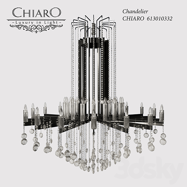 chandelier CHIARO 613010332 3DSMax File - thumbnail 1