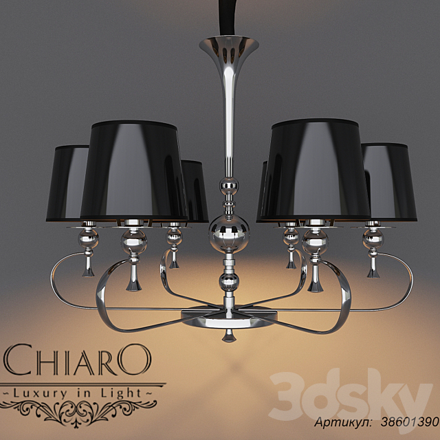 Chandelier CHIARO Palermo 3DS Max Model - thumbnail 1