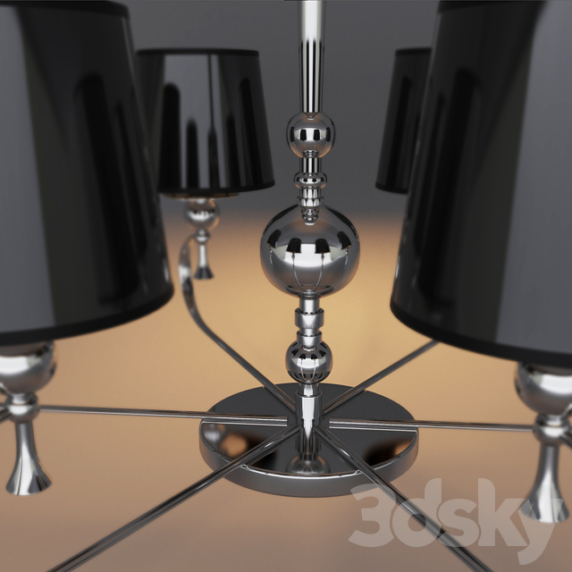 Chandelier CHIARO Palermo 3DS Max Model - thumbnail 2