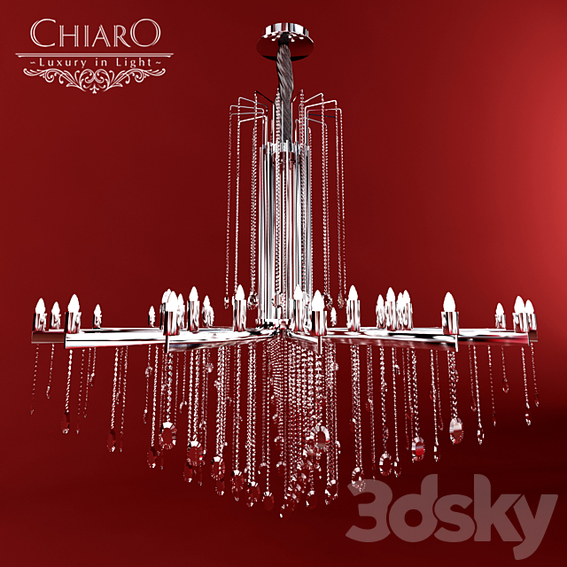 Chandelier Chiaro Ramona 1 3DS Max Model - thumbnail 1