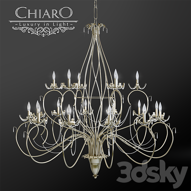 Chandelier Chiaro Valencia 3 3DSMax File - thumbnail 1