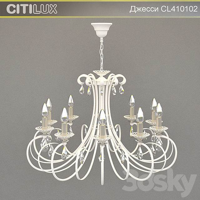 Chandelier Citilux JESSY CL410102 3DSMax File - thumbnail 1