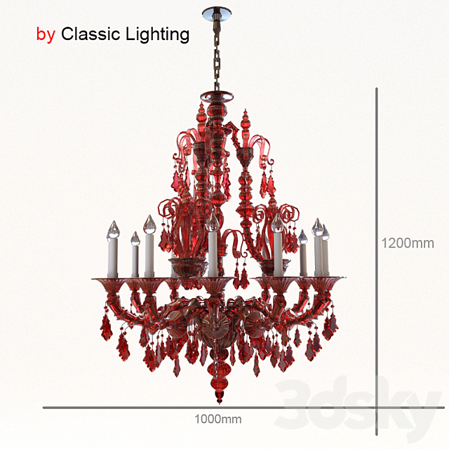 Chandelier Classic Lighting 3DSMax File - thumbnail 1