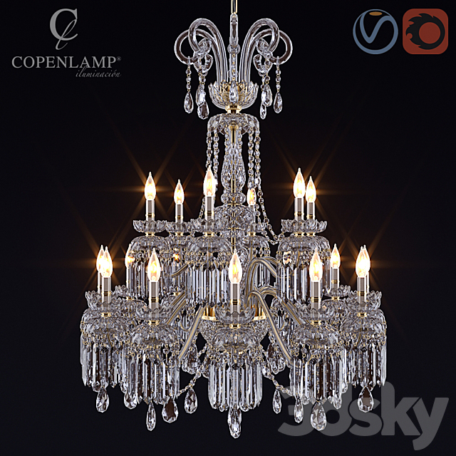 chandelier copenlamp 3DSMax File - thumbnail 1