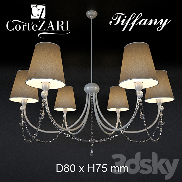 Chandelier CorteZARI TIFFANY 3DSMax File - thumbnail 1