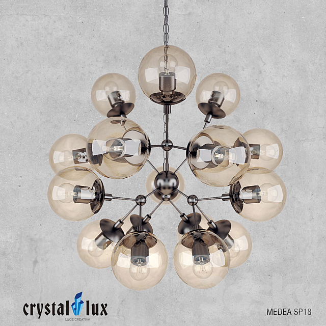 Chandelier Crystal Lux Medea SP18 3DSMax File - thumbnail 1