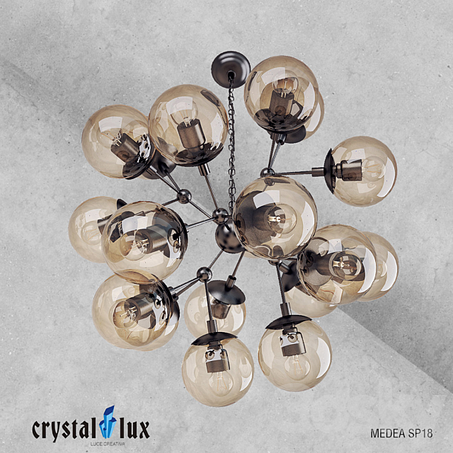 Chandelier Crystal Lux Medea SP18 3DSMax File - thumbnail 2