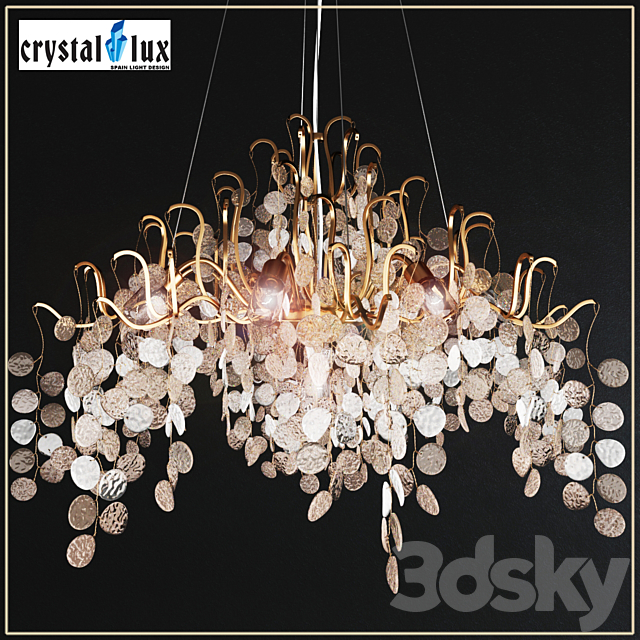 Chandelier Crystal Lux TENERIFE SP9 3DS Max Model - thumbnail 1