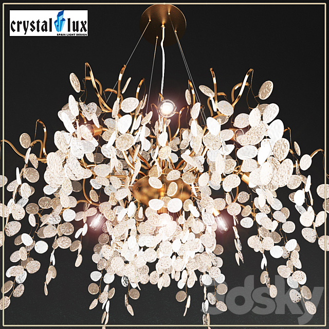 Chandelier Crystal Lux TENERIFE SP9 3DS Max Model - thumbnail 2