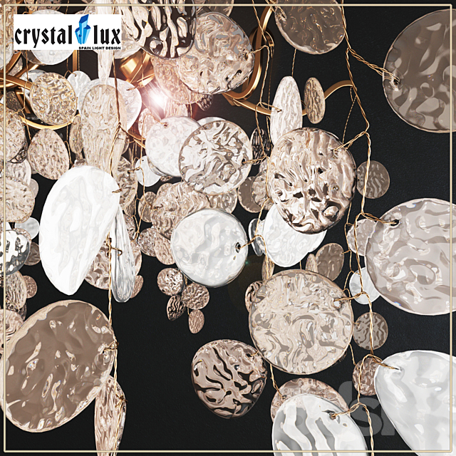 Chandelier Crystal Lux TENERIFE SP9 3DS Max Model - thumbnail 3