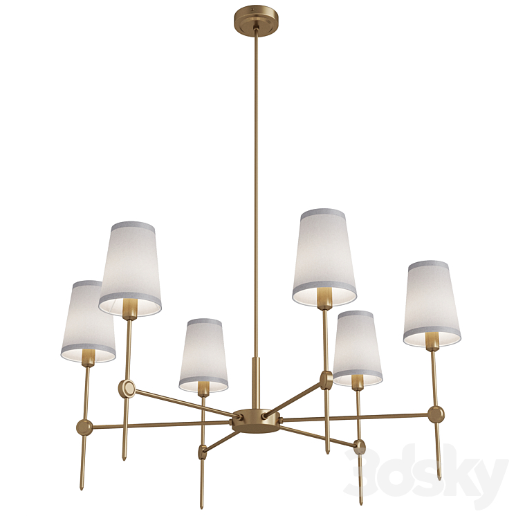 Chandelier Dantone Home Point 3DS Max Model - thumbnail 2