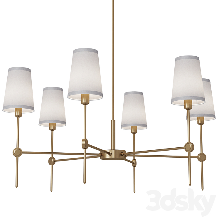 Chandelier Dantone Home Point 3DS Max Model - thumbnail 3