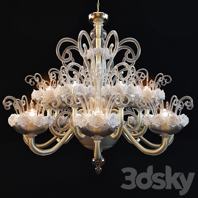 Chandelier De Majo Mademoiselle 3DSMax File - thumbnail 1