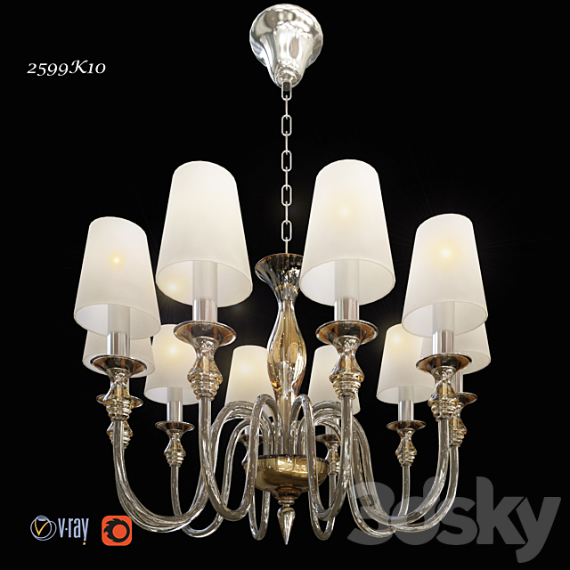 chandelier DeMajo 2599K10 3DSMax File - thumbnail 1