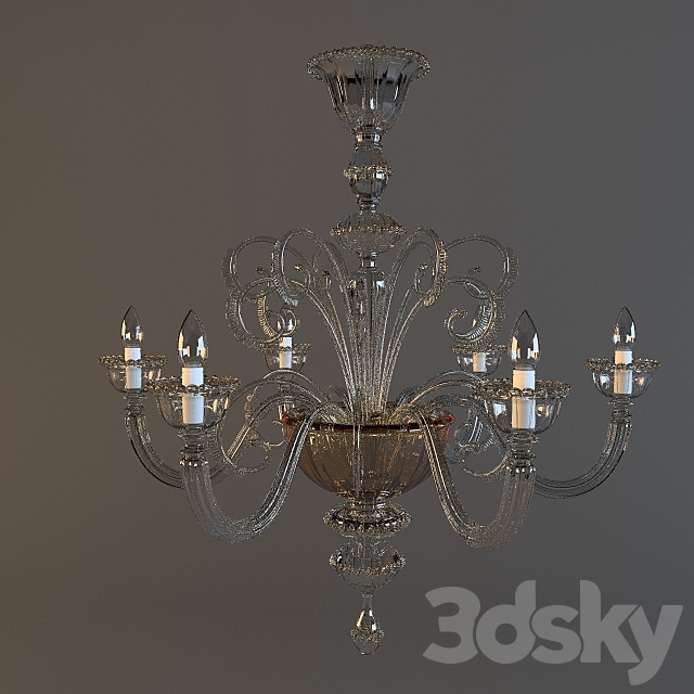 chandelier deMajo 3ds Max - thumbnail 1