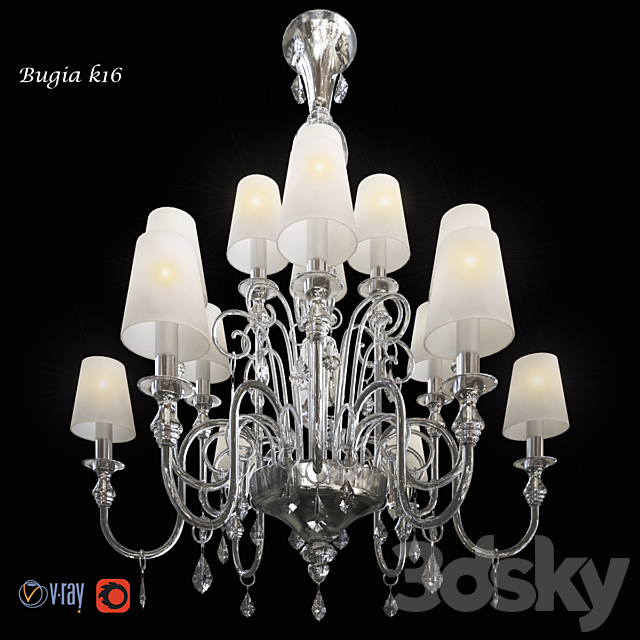 chandelier DeMajo Bugia K16 3DSMax File - thumbnail 1