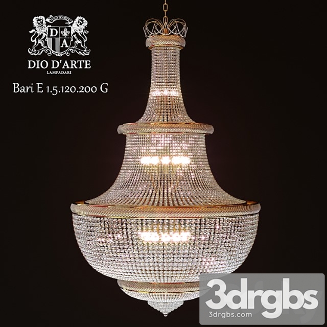 Chandelier dio d& 3dsmax Download - thumbnail 1