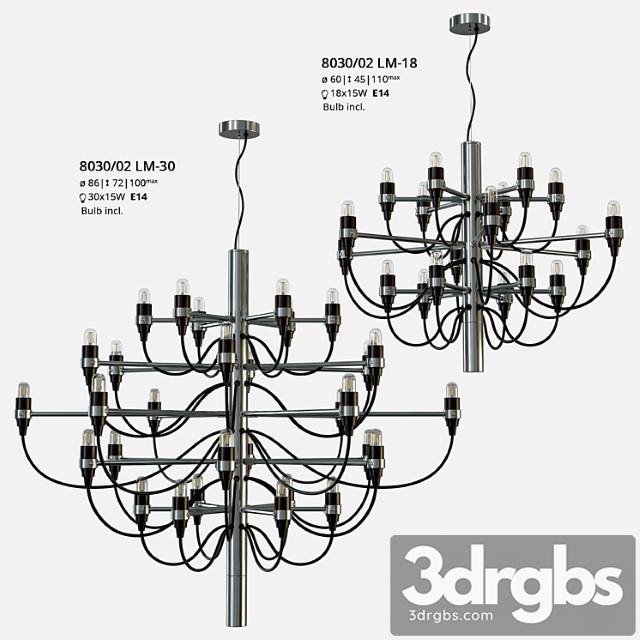 Chandelier Divinare Molto 3dsmax Download - thumbnail 1