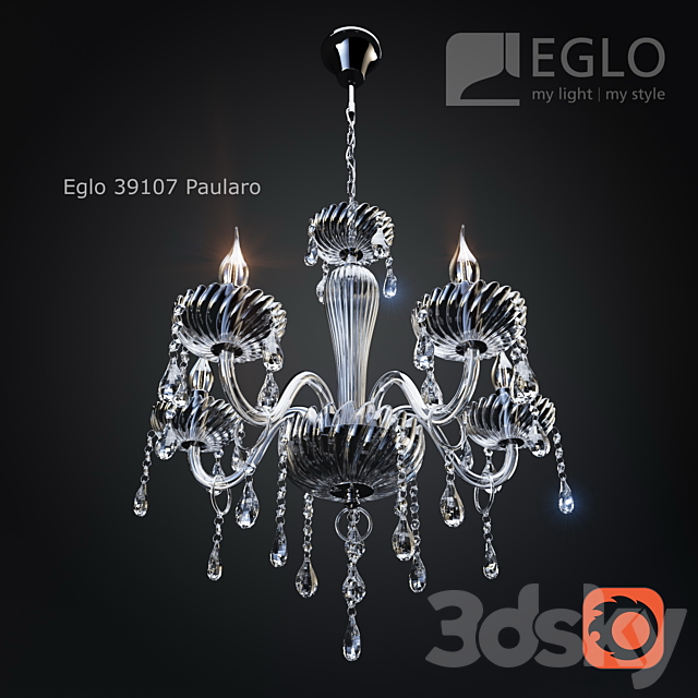 Chandelier Eglo 39107 Paularo 3DSMax File - thumbnail 2