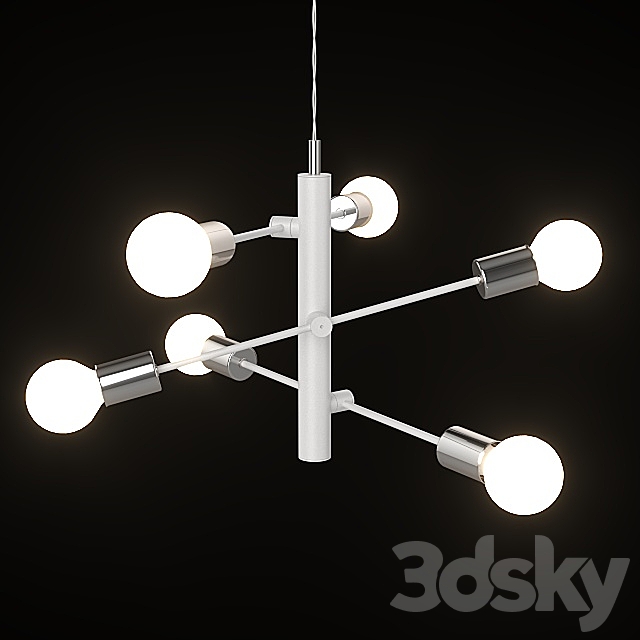 Chandelier Eglo Gradoli 98016. 3DSMax File - thumbnail 1