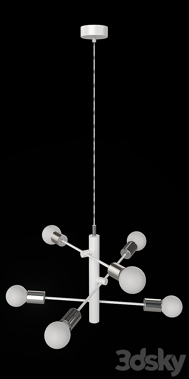 Chandelier Eglo Gradoli 98016. 3DSMax File - thumbnail 2