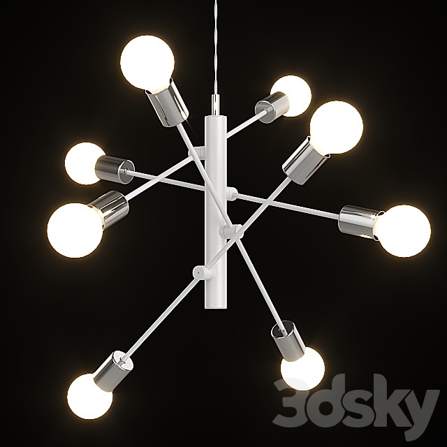 Chandelier Eglo Gradoli 98017. 3DSMax File - thumbnail 1