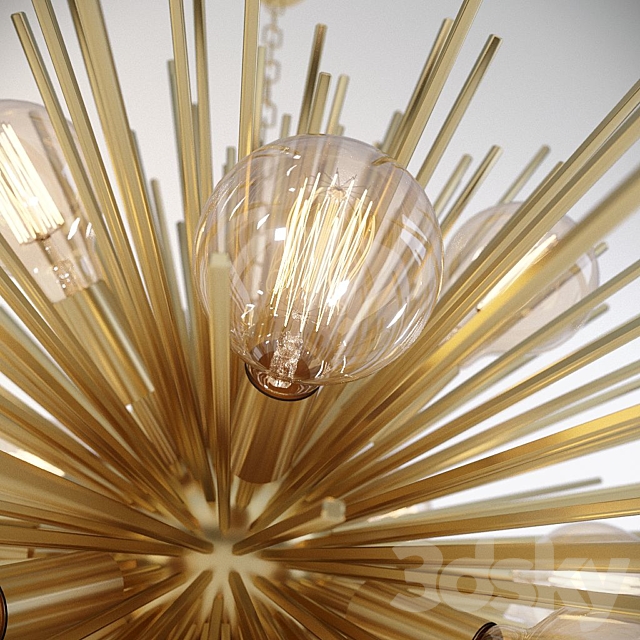 Chandelier – Eichholtz – Chandelier Boivin 3DS Max Model - thumbnail 2