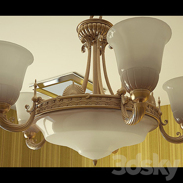 Chandelier Esparta 728A 3ds Max - thumbnail 1