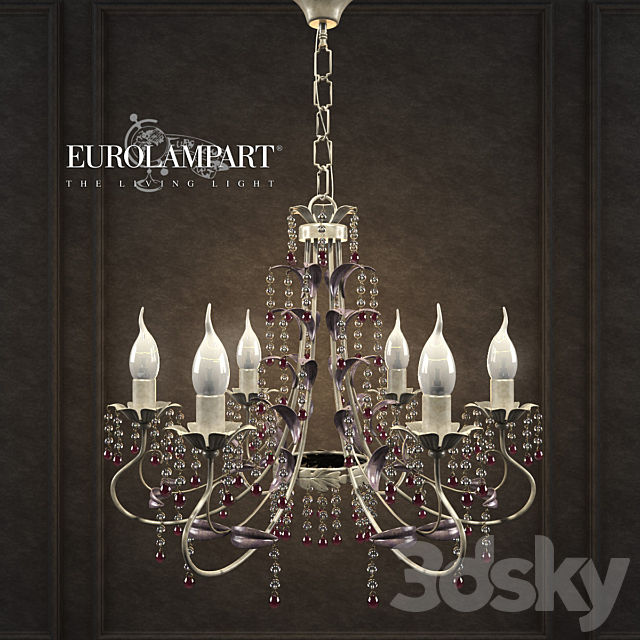 Chandelier Eurolampart Malva 3DSMax File - thumbnail 1