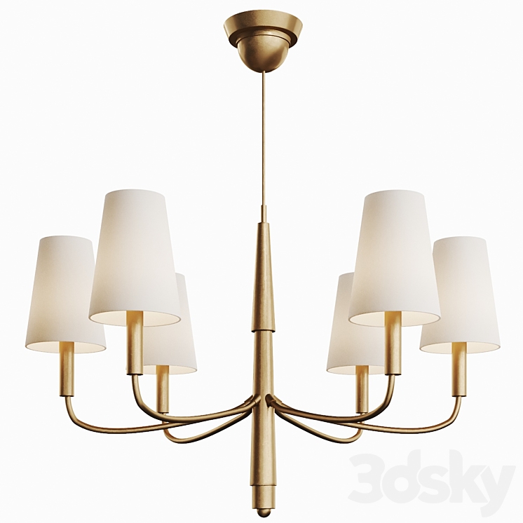 Chandelier Farlane 3DS Max Model - thumbnail 1