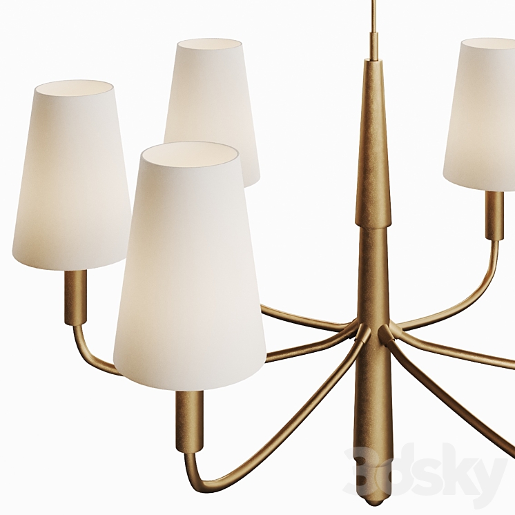 Chandelier Farlane 3DS Max Model - thumbnail 2